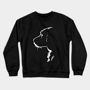 Dog Silhouette Crewneck Sweatshirt